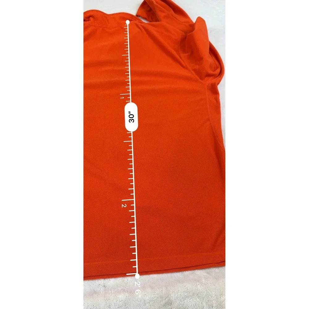Nike ACG Mens XL Orange Pullover‎ 1/4 Zip Long Sleeve Athletic Shirt